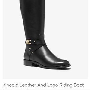 Michael Kors Kincaid leather riding boots. Size 7.5. NWT in box.